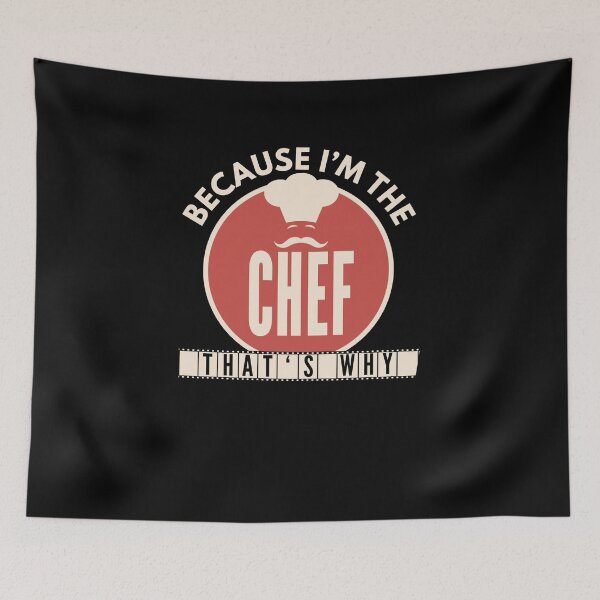 Item preview, because i'm the chef thats why | chef gift | chef shirt | chef funny | pastry chef gift | sous chef gift | cook accessories | chef apparel designed and sold by Kreature Look.