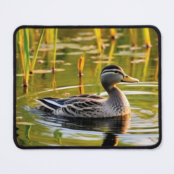 Item preview, Duck In Pond Photo designed and sold by TheAnimalZ00.