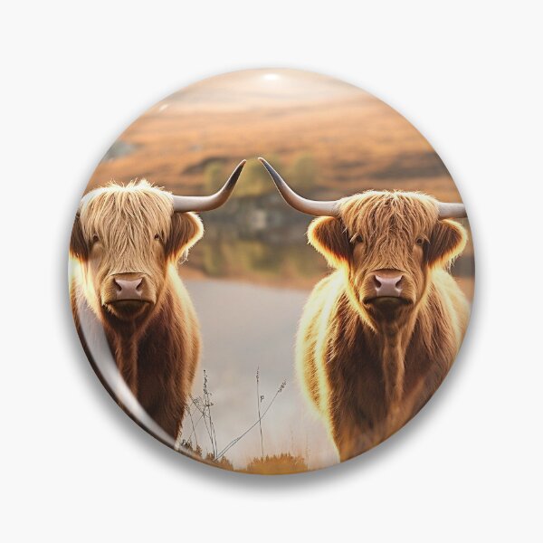 Item preview, Highland Cows In The Field designed and sold by TheAnimalZ00.