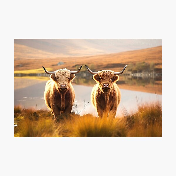 Item preview, Highland Cows In The Field designed and sold by TheAnimalZ00.