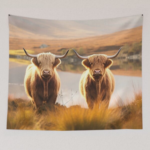 Item preview, Highland Cows In The Field designed and sold by TheAnimalZ00.