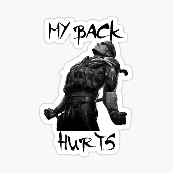 Item preview, My Back Hurts designed and sold by TekunoTiger.