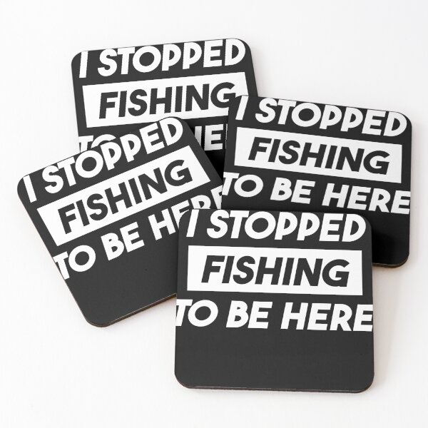 Item preview, I Stopped Fishing To Be Here designed and sold by BagCreations.