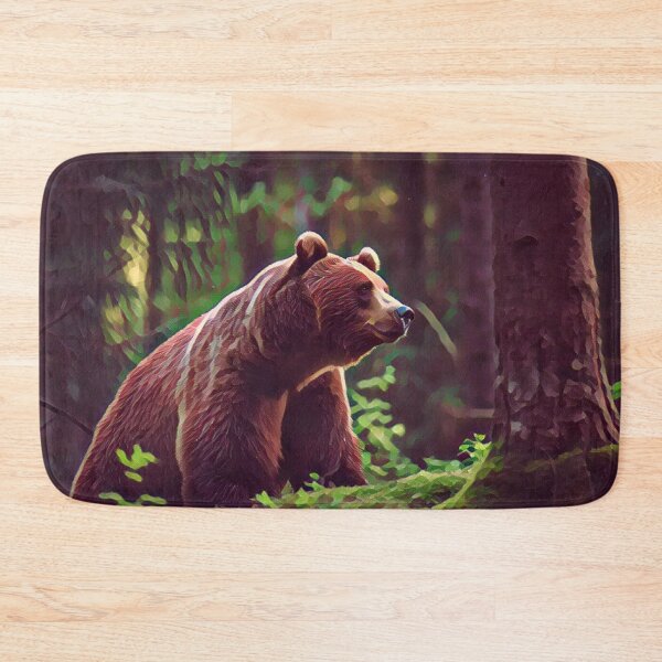 Item preview, Brown Bear In The Forest designed and sold by TheAnimalZ00.
