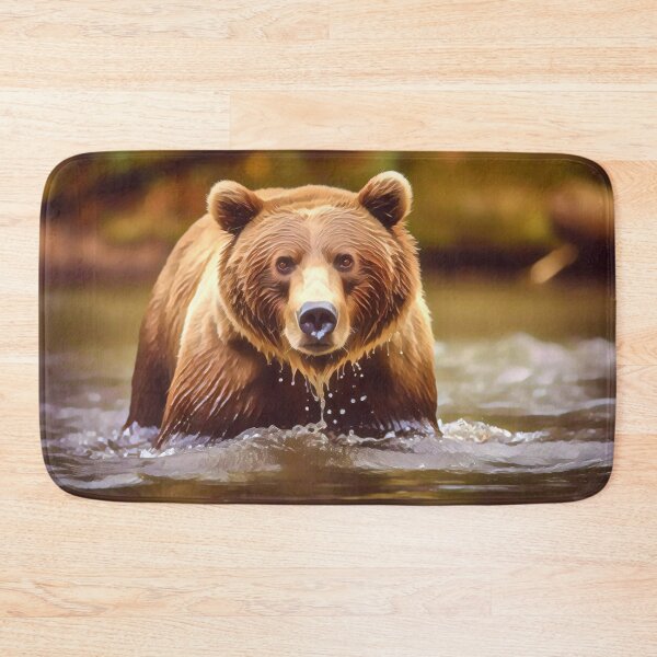 Item preview, Brown Bear In The Water designed and sold by TheAnimalZ00.