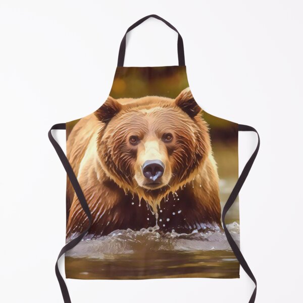 Item preview, Brown Bear In The Water designed and sold by TheAnimalZ00.
