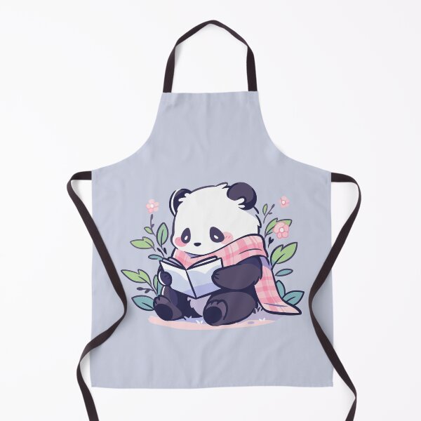 Item preview, Cozy Panda Reading A Book With Scarf designed and sold by SweetClicks123.