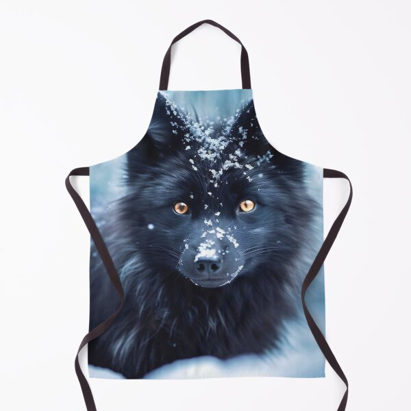 Item preview, Black Wolf Cub In The Snow designed and sold by TheAnimalZ00.