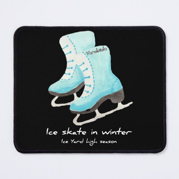 Item preview, Ice skate in Winter Yardside font logo white color simple life style minimal designed and sold by YardSide.
