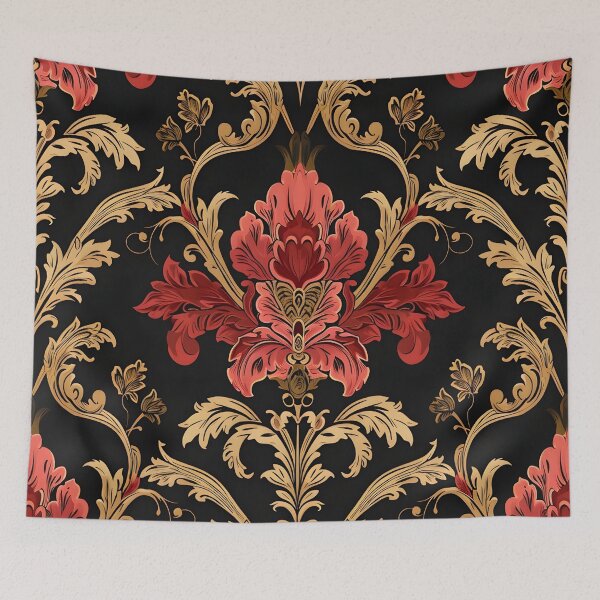 Item preview, Gothic floral tapestry print designed and sold by dcrc.
