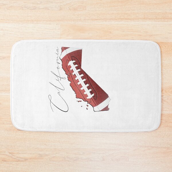 Item preview, California (USA) map – real football EN designed and sold by NA-WORLDWIDE.