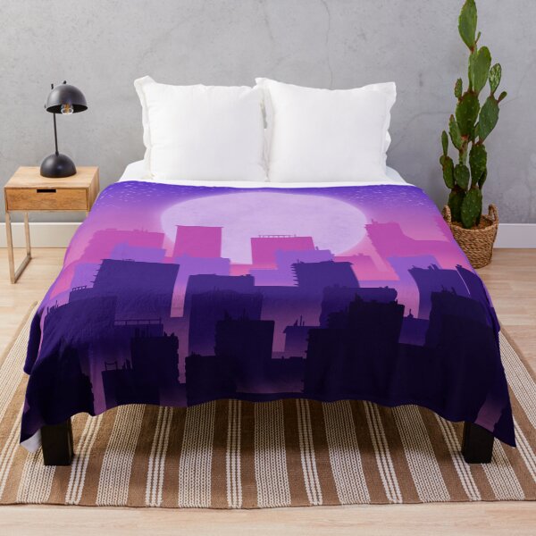 Item preview, City skyline with moon and stars designed and sold by Moonance.