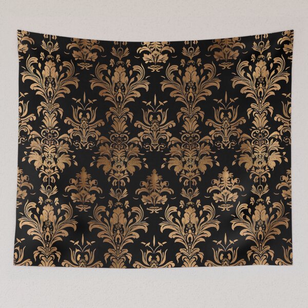 Item preview, gothic floral tapestry print designed and sold by dcrc.
