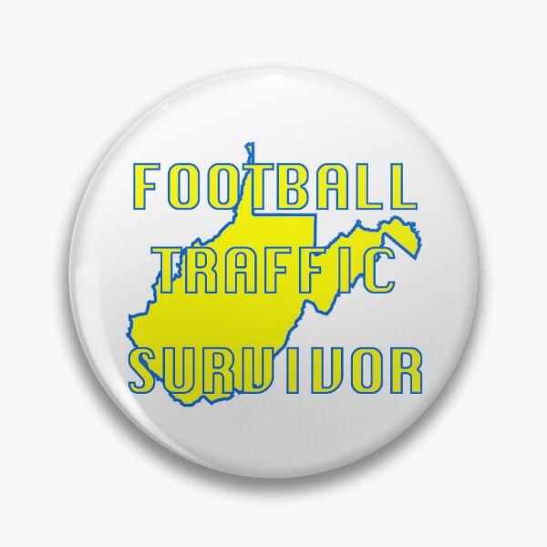 Item preview, WV Football Traffic Survivor designed and sold by TekunoTiger.