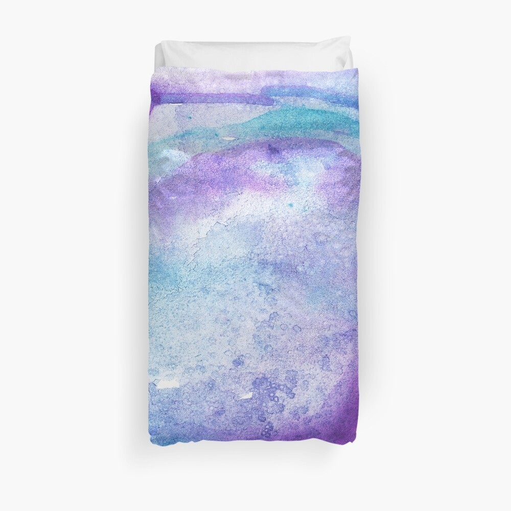 Amethyst watercolor Duvet Cover