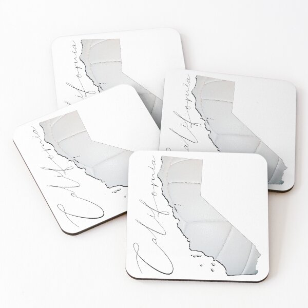 Item preview, California (USA) map – real volleyball EN designed and sold by NA-WORLDWIDE.