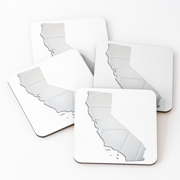 Item preview, California (USA) map – real volleyball designed and sold by NA-WORLDWIDE.