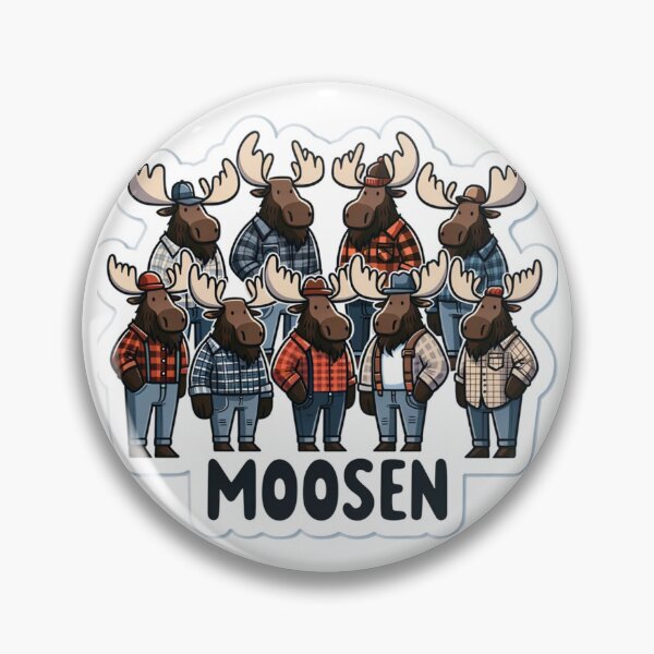Item preview, Moosen, group of Bull Moose designed and sold by BrinaandPops.
