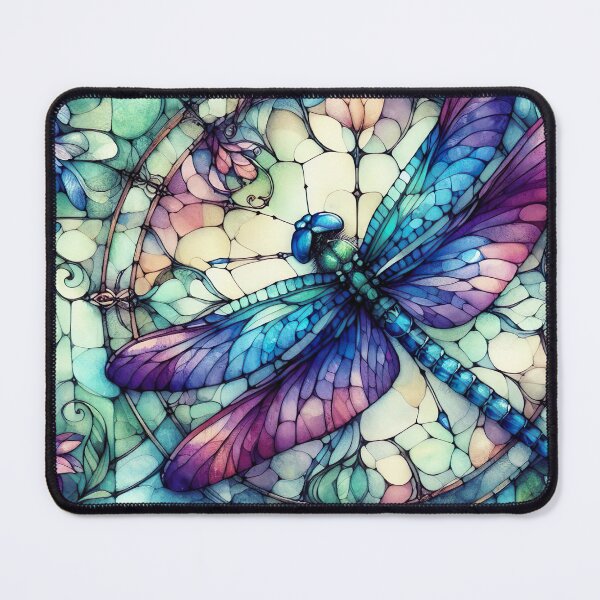 Item preview, Stained Glass Dragonfly designed and sold by fairycoffins.