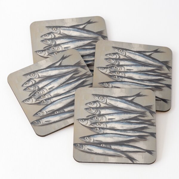 Item preview, Sardines by the seaside designed and sold by hamptonstyle.