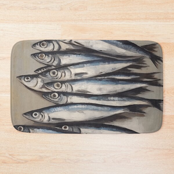 Item preview, Sardines by the seaside designed and sold by hamptonstyle.