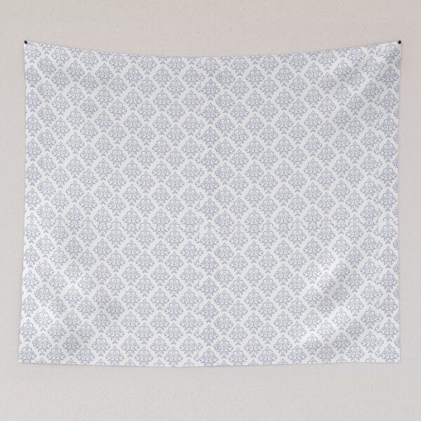 Item preview, Elegant Blue and White Damask designed and sold by Radnordesigns.
