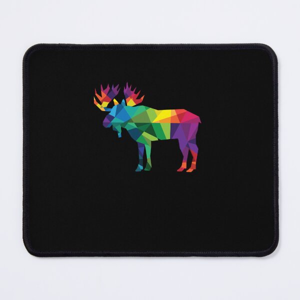 Artikelvorschau, Elch buntes Low-Poly-Kunst-JAGD-Thema – Geschenk für Jäger entworfen und verkauft von taaddison50.