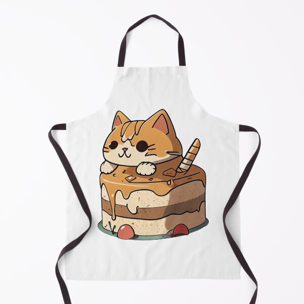 Item preview, Cute Toffee Ginger Cat Cake designed and sold by LilyWhiteSu.