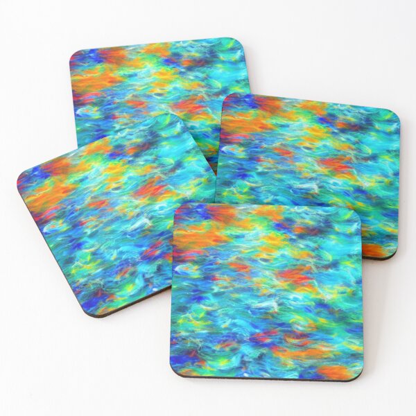 Item preview, Abstract Colorful Ocean Waves designed and sold by calibrit.