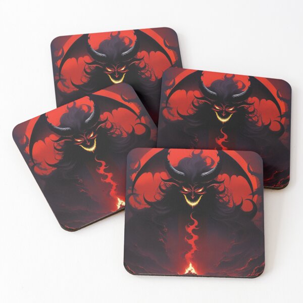 Item preview, Creepy Dark Demon Red Full Moon designed and sold by TheDarkWardrobe.