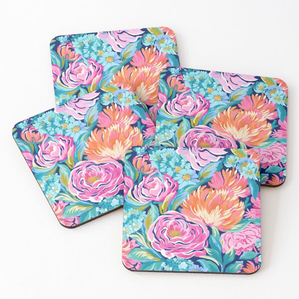 Item preview, Vibrant colorful tropical pattern print designed and sold by dcrc.