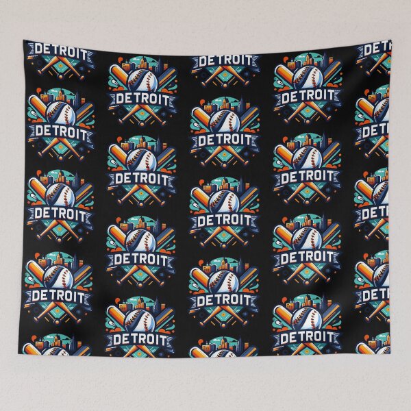 Item preview, Detroit Field Champion - Vibrant Baseball Design designed and sold by Zuriel Hargrove.
