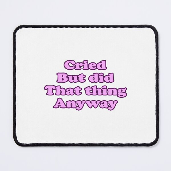 Item preview, Did The Thing Anyway Pink designed and sold by ArtCornerStudio.