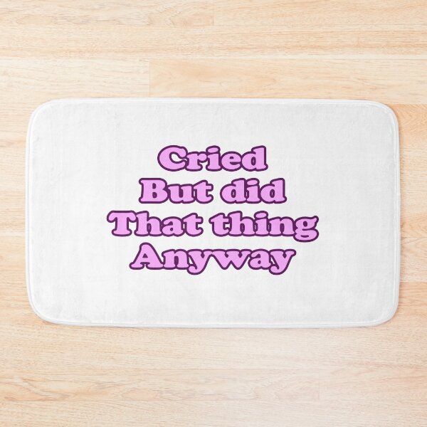 Item preview, Did The Thing Anyway Pink designed and sold by ArtCornerStudio.