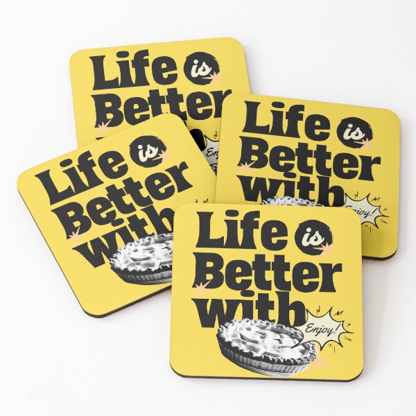 Item preview, Pie Quotes, Life is Better with Pie designed and sold by Mariana Piana.
