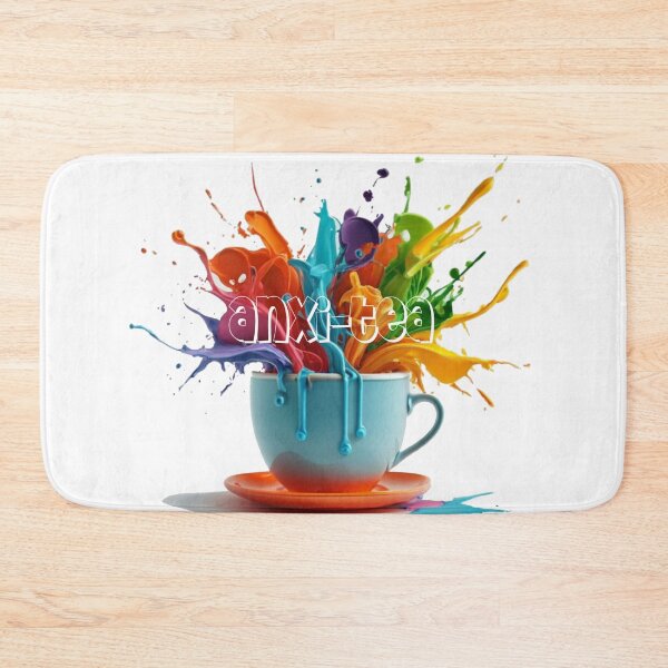 Item preview, Anxi-tea tea fixes everything right? A bright colorful design to lighten our anxiety filled lives designed and sold by Haiii-Designs.