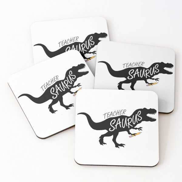 Item preview, Teachersaurus Teacher Dinosaur T Rex with Pencil designed and sold by Melissify.
