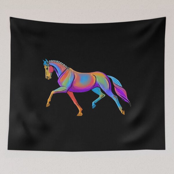 Item preview, Rainbow Horse Trotting designed and sold by DappledMoon.