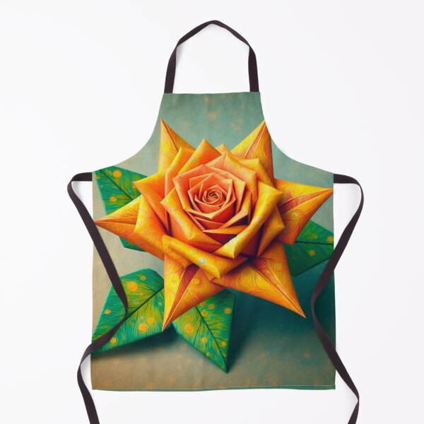 Item preview, Pink Origami Rose Painting designed and sold by Star-Fragment.