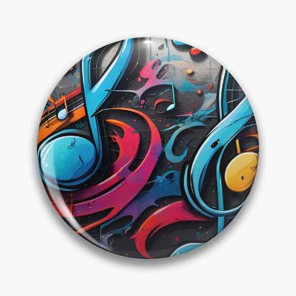 Item preview, Colorful Graffiti Music Notes designed and sold by DisneyKrayzie.