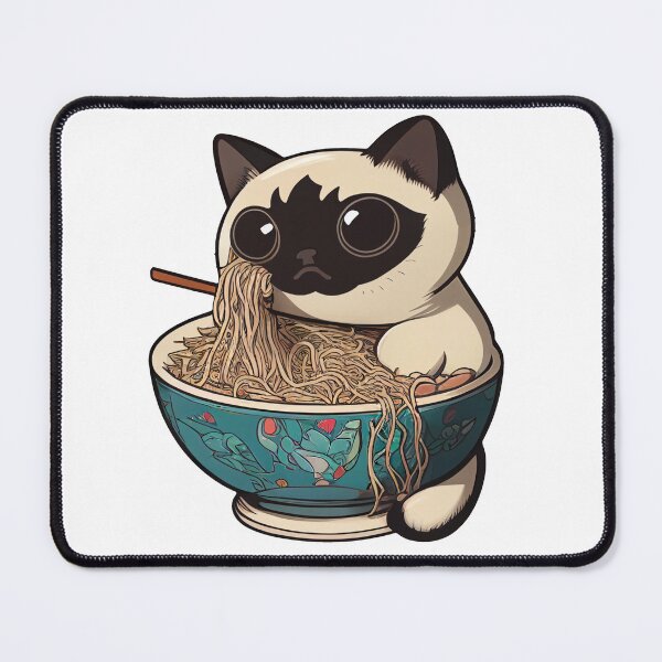 Item preview, Cute Ramen Cat Nom designed and sold by LilyWhiteSu.