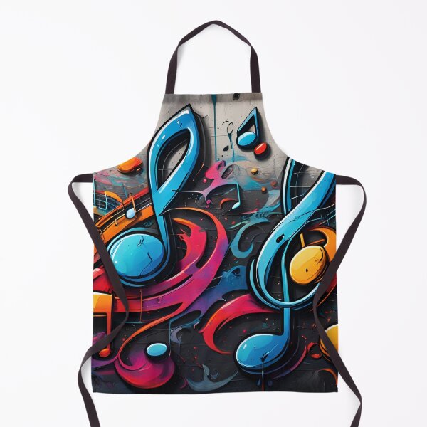 Item preview, Colorful Graffiti Music Notes designed and sold by DisneyKrayzie.