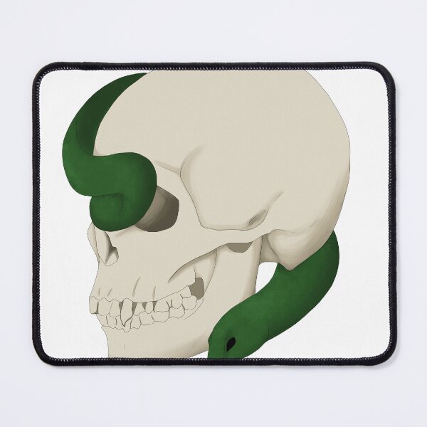 Item preview, snake on a skull designed and sold by baazarart.