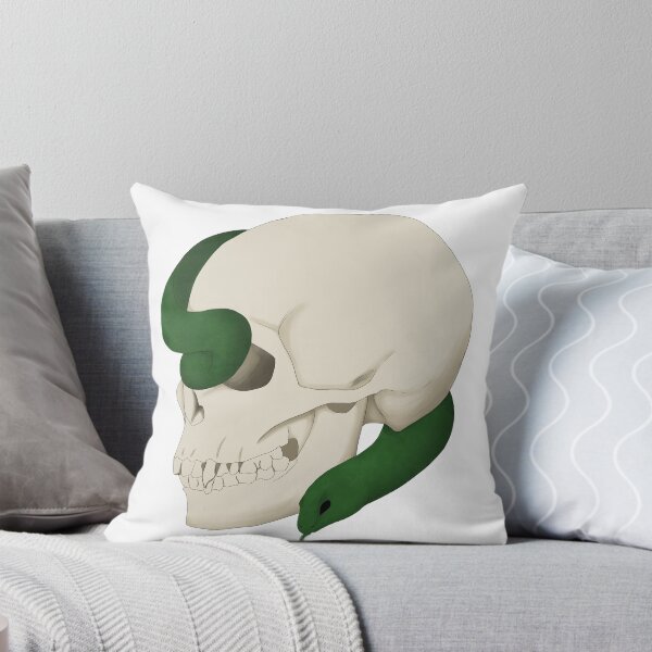 Item preview, snake on a skull designed and sold by baazarart.