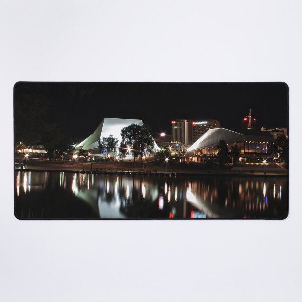 Item preview, Adelaide Festival Theatre, reflected in the Torrens at night designed and sold by Cars around Adelaide.