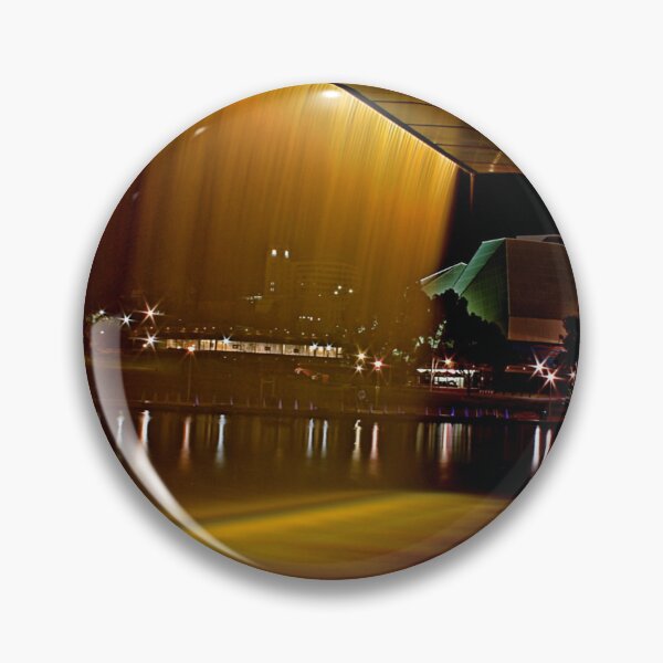 Item preview, Fountain from the Adelaide Oval Bridge at night designed and sold by Cars around Adelaide.