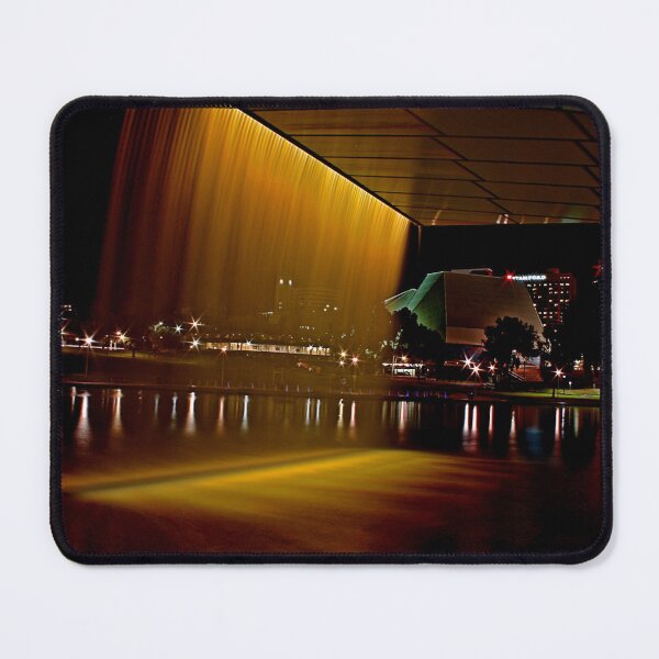 Item preview, Fountain from the Adelaide Oval Bridge at night designed and sold by Cars around Adelaide.