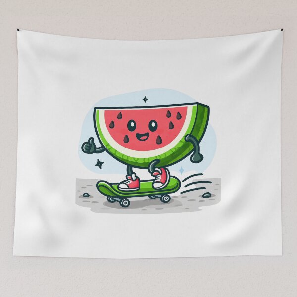 Item preview, Skating Watermelon designed and sold by omerfdln34.