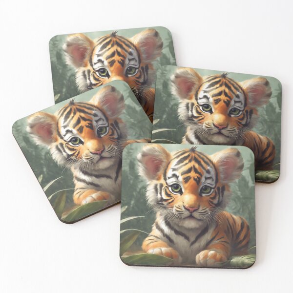 Item preview, Cartoon Baby Tiger designed and sold by mochicodesign.