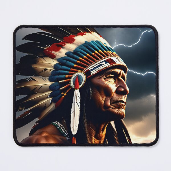 Item preview, Native American cheif designed and sold by Darian Melton.